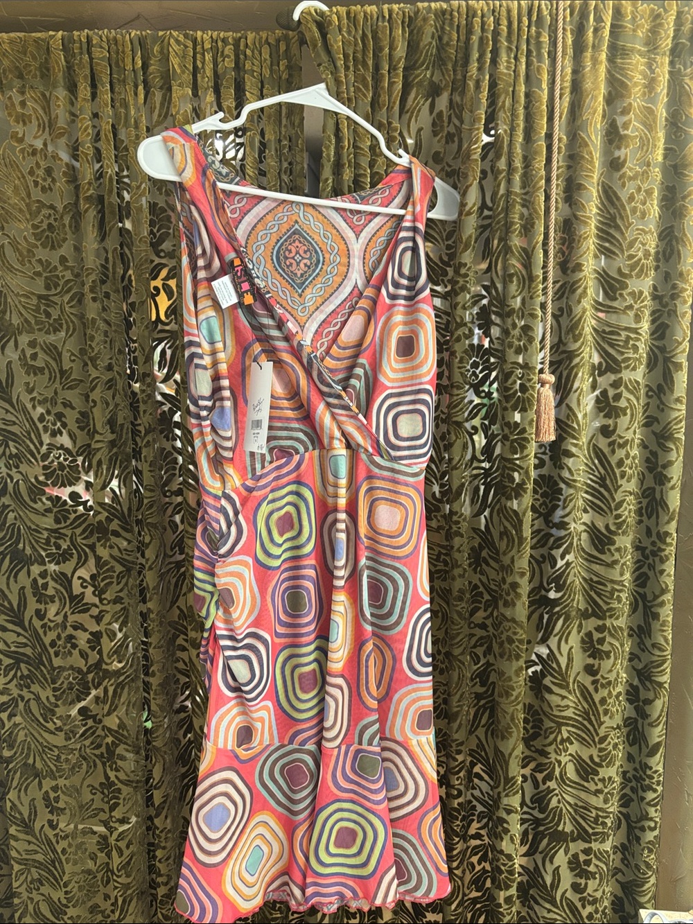 Reversible Geo-Print dress. Super fun. New